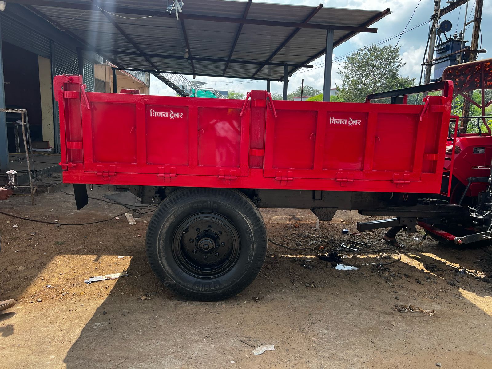 Tractor Trailer - Durable and Reliable for Farming & Industry Heavy Duty Tractor Trailer for Agricultural and Industrial Use - Vijaylaxmi Engineering